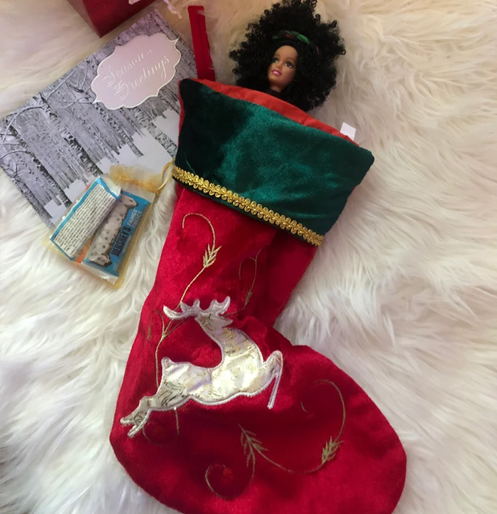 Holiday Stocking Barbie - The TJCollectibles