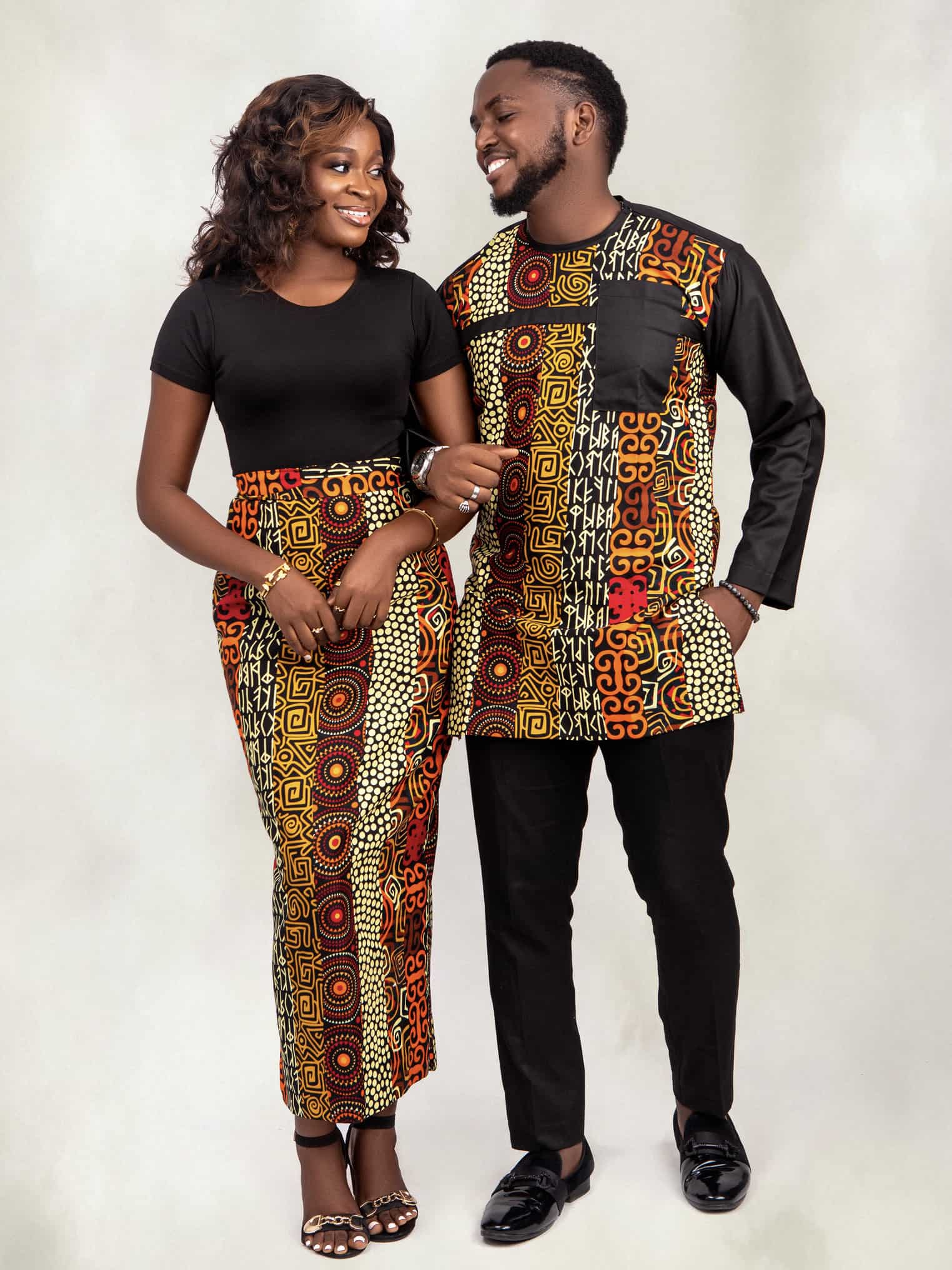 Couples ankara hotsell matching outfits